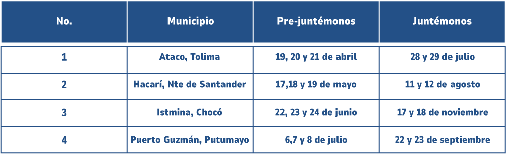Cuadro programación