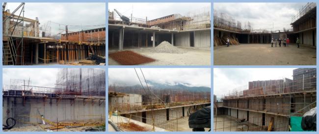 Construcción de pabellón en Medellín