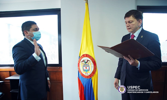 Andrés Ernesto Díaz Hernández, se posesionó como Director General de la USPEC