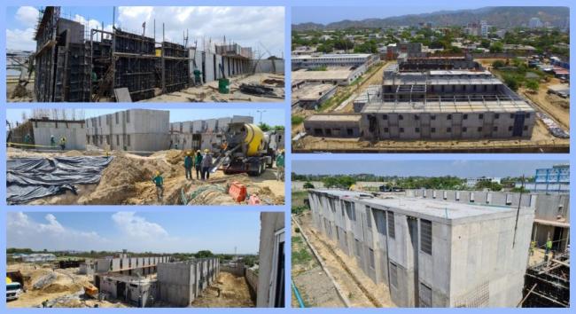 obra de construcción de cupos carcelarios en Barranquilla