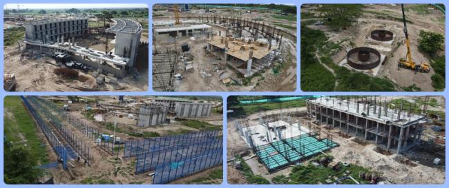 Fotografía: construcción de 1500 cupos en Sabanas de San Ángel, Magdalena