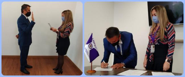 Fotografía: posesión subdirector de construcción y conservación