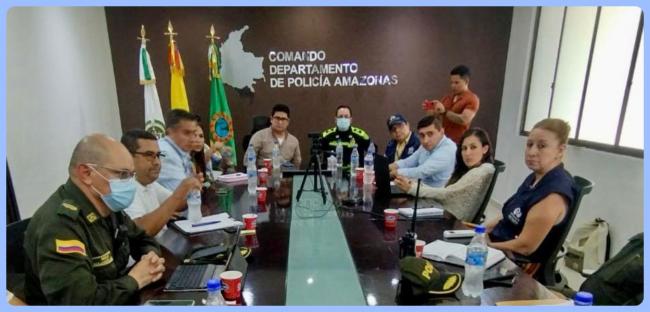 Fotografía: líderes departamentales y locales de Leticia