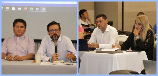 Fotografía: reunión mesa de seguimiento, uspec, viceministro de política críminal, etc.