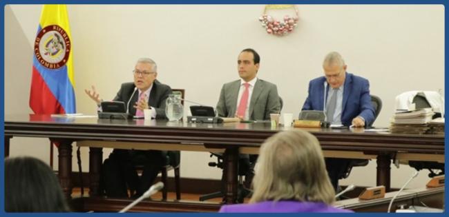 Fotografía: Comisión Primera del Senado, aprobación del Proyecto de Ley 173 del 2023,