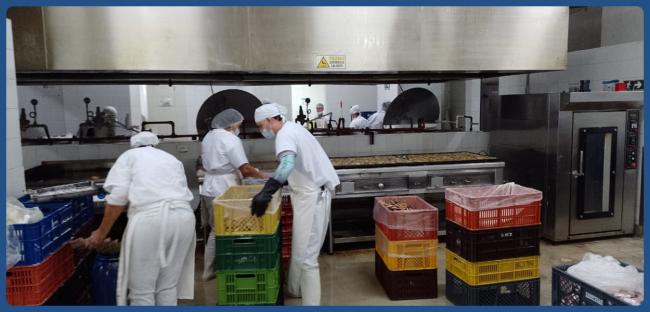 Fotografía: PPL en cocina del establecimiento de Medellín