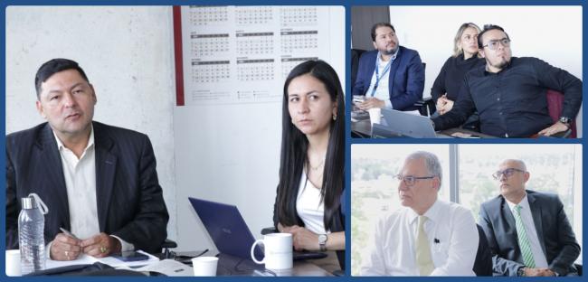 Fotografía: reunón USPEC - FIDUPREVISORA