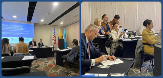 Fotografía: Estrategia de Fortalecimiento de la Gestión Legislativa para prevenir y mitigar la corrupción en el sector justicia’