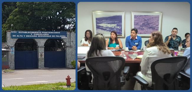 Fotografía: Reunión pruebas piloto en Establecimiento de Palmira