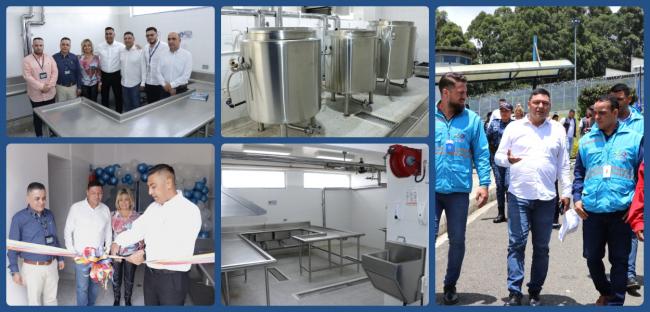 Collage: Puesta en marcha de la Cocina de la estructura de mediana seguridad del COPED de Medellín – ‘Pedregal’
