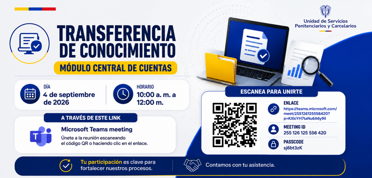 Módulo central de cuentas