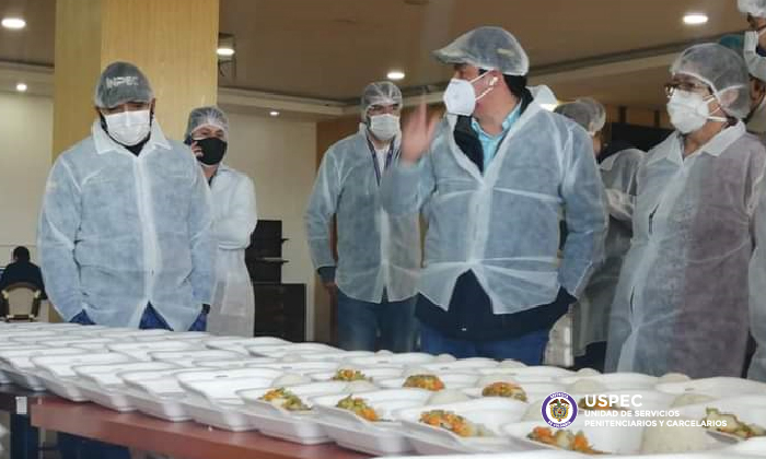 Visita técnica al EC La Modelo para verificar cumplimiento y calidad de la alimentación para la PPL