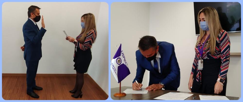 Fotografía: posesión subdirector de construcción y conservación