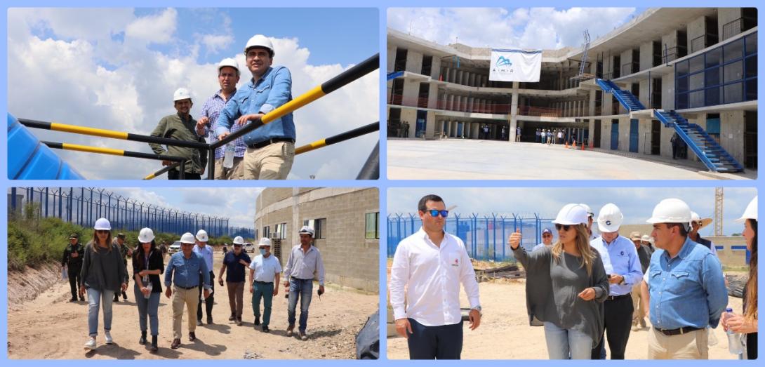 Fotografía: USPEC y Contraloría General de la Nación realizan visita a obra del ERON Sabanas de San Ángel en el Magdalena