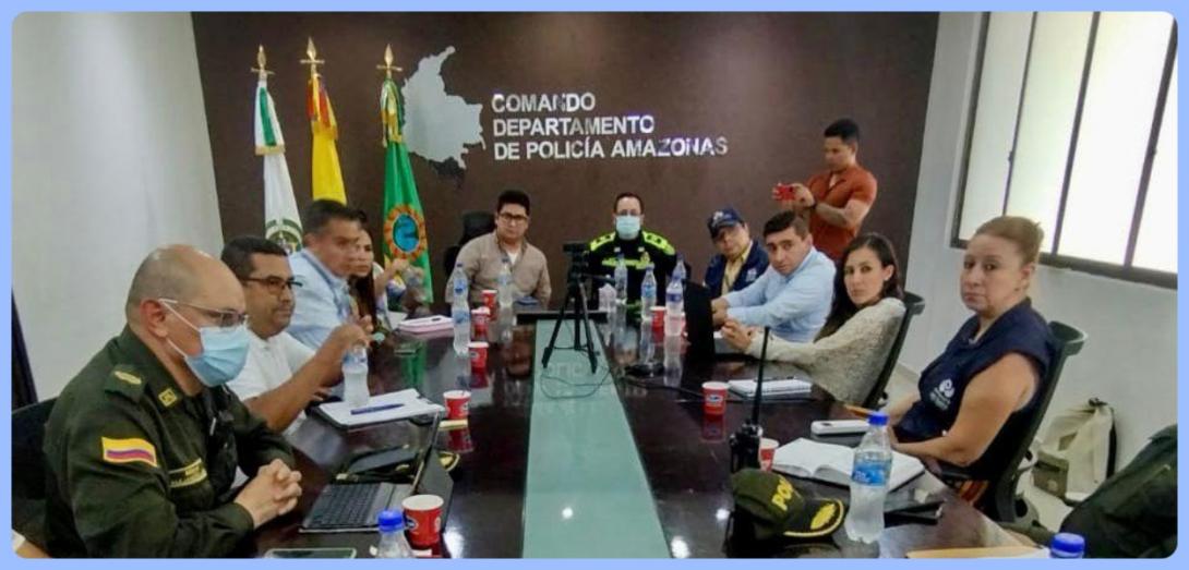 Fotografía: líderes departamentales y locales de Leticia