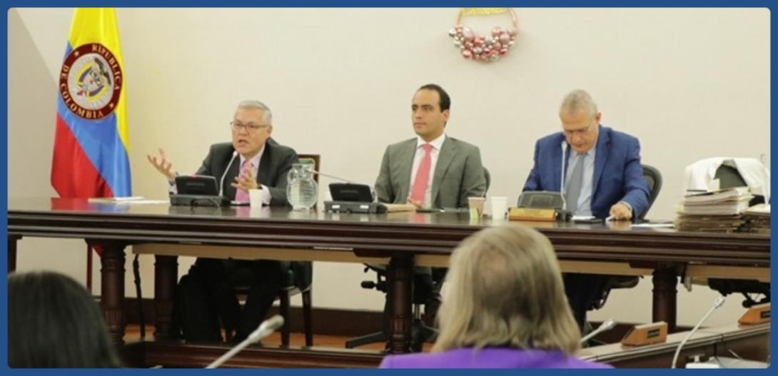 Fotografía: Comisión Primera del Senado, aprobación del Proyecto de Ley 173 del 2023,