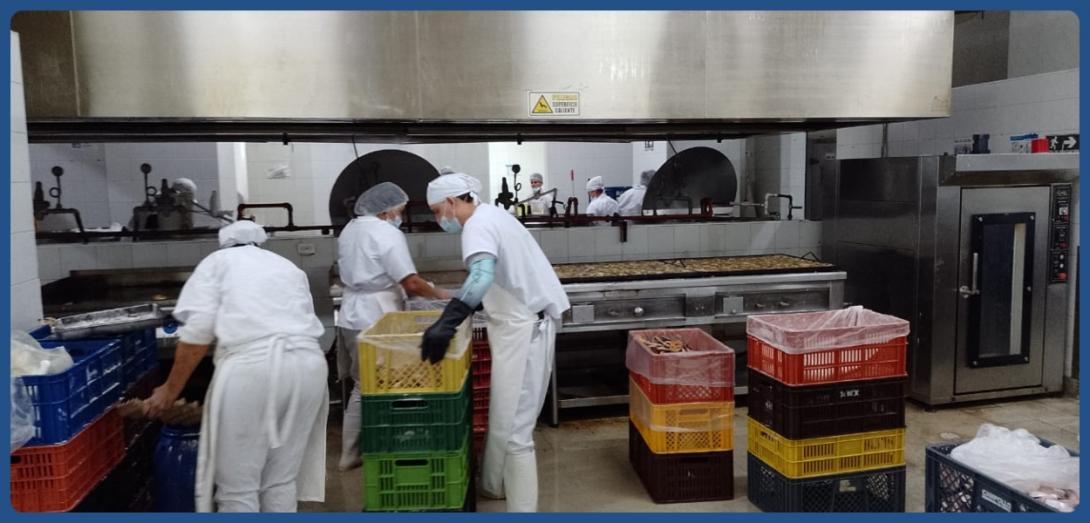 Fotografía: PPL en cocina del establecimiento de Medellín