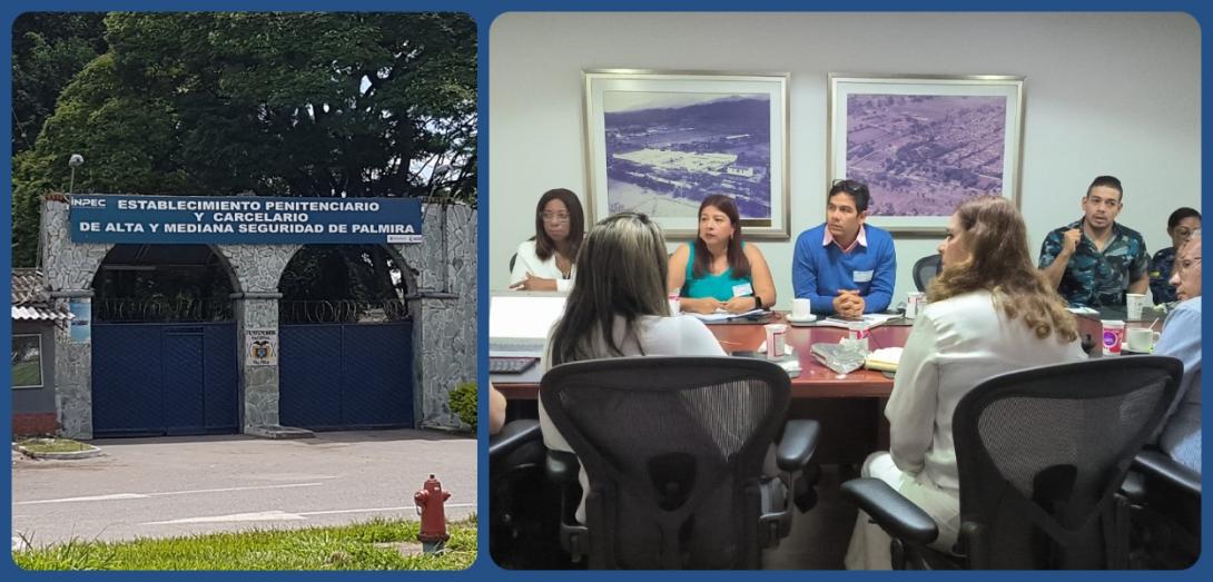 Fotografía: Reunión pruebas piloto en Establecimiento de Palmira