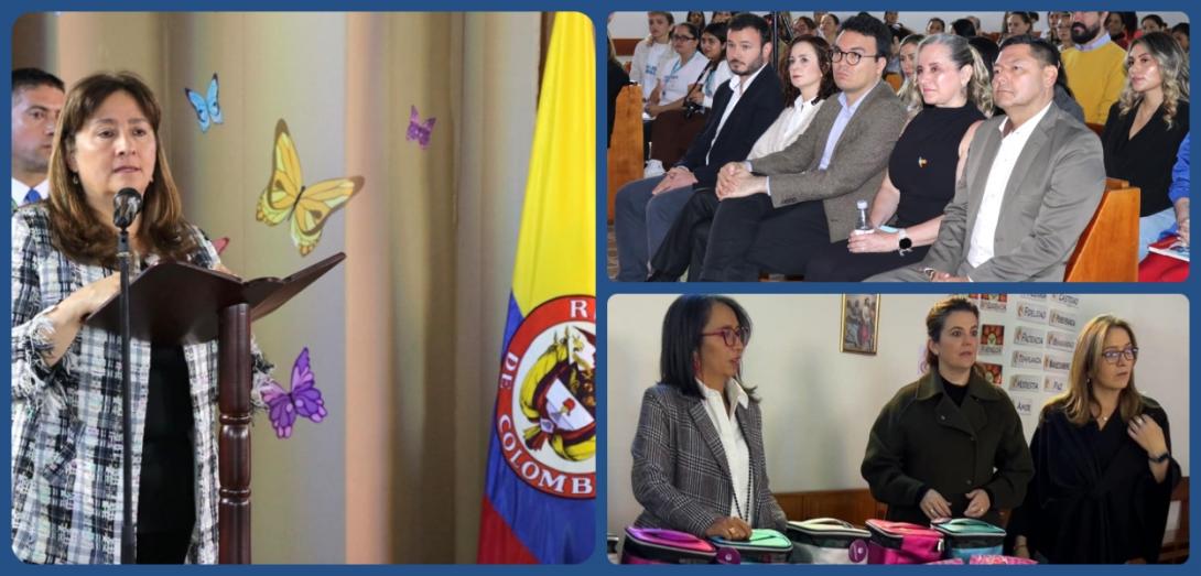 Fotografía: Lanzamiento Resolución 1235, Ministra de Justicia, director USPEC, INPEC y otros