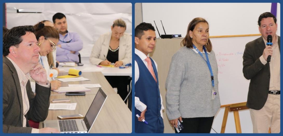 Fotografía: funcionarios en capacitación