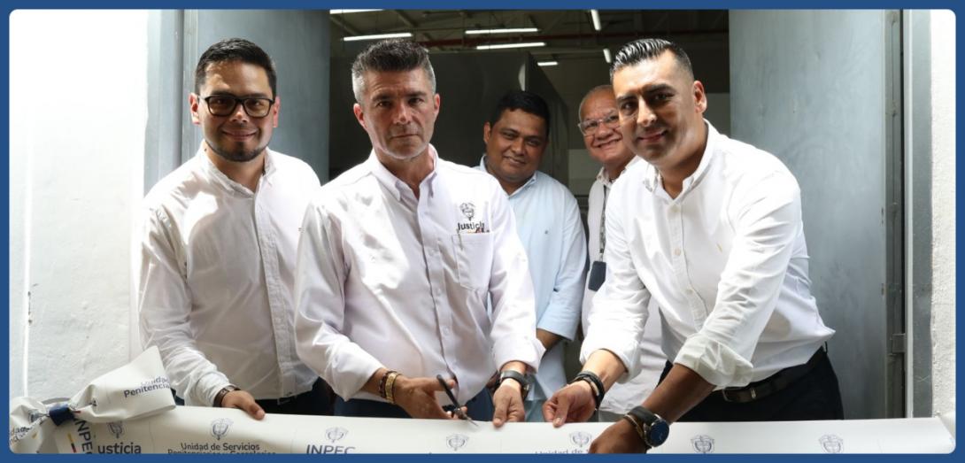 Fotografía: director INPEC, USPEC y Ministro de Justicia (E)