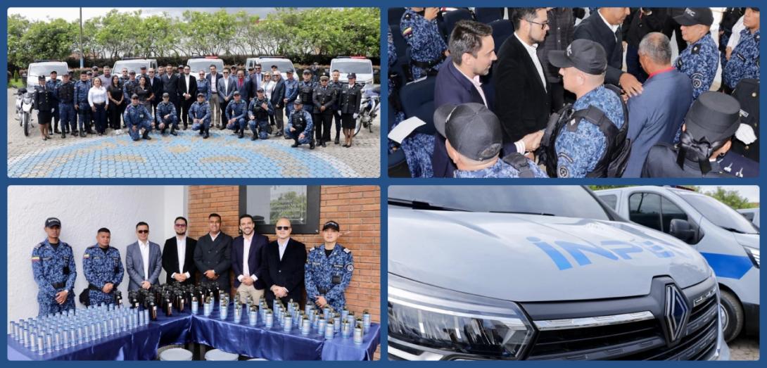 Fotografía: INPEC, USPEC, entrega y camionetas