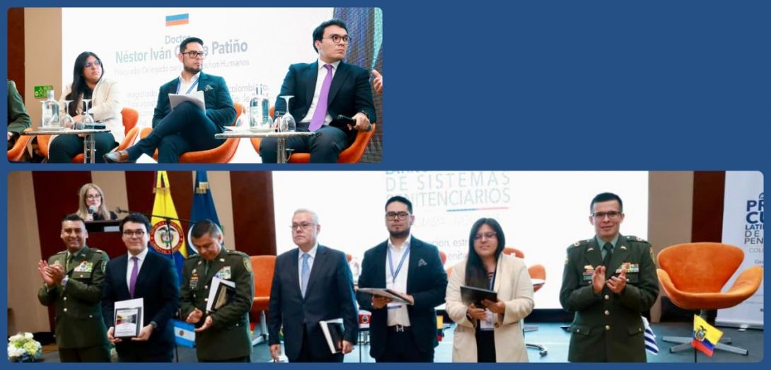 Fotografía: Director USPEC (e), Fidel Espitia, congreso Estado de cosas inconstitucionales. INPEC, USPEC, MINJUSTICIA