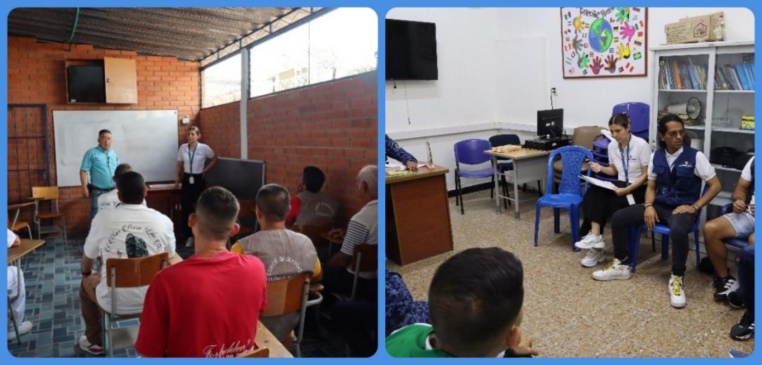 Fotografías: Atención al ciudadano en Regional Oriente, en capacitacióny charla con personas privadas de la libertad