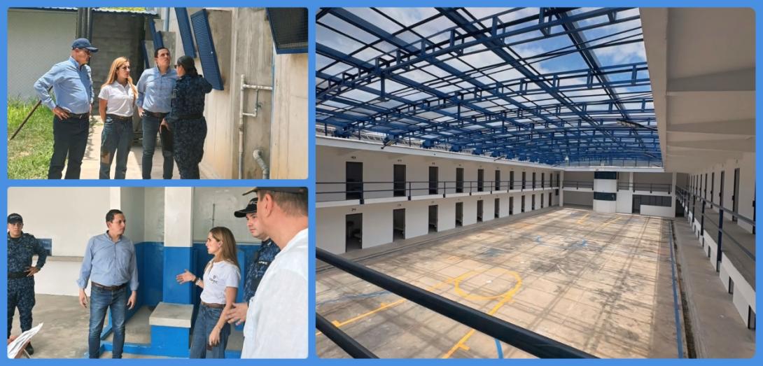 Collage: Infraestructura en Establecimiento Penitenciario de Girón