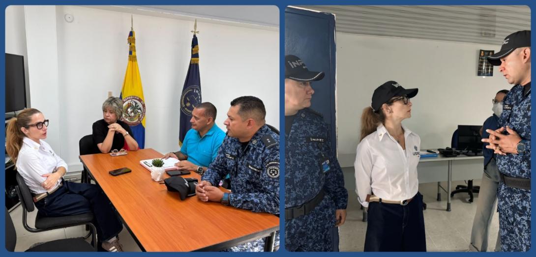 Collage: recorrido de verificación en Bucaramanga